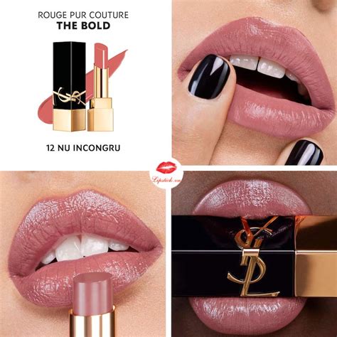 ysl the bold lipstick 12|ysl lipstick color chart.